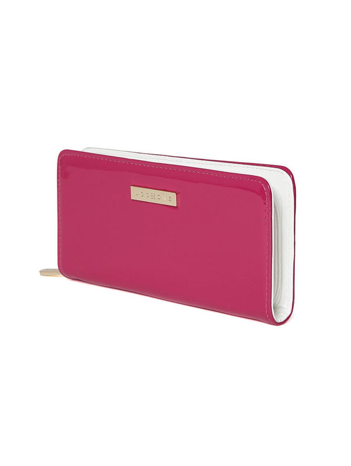 pink leatherette wallet - 12370198 - Standard Image - 4