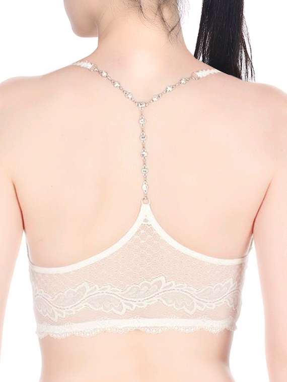 white lace bralette - 12372299 -  Standard Image - 1