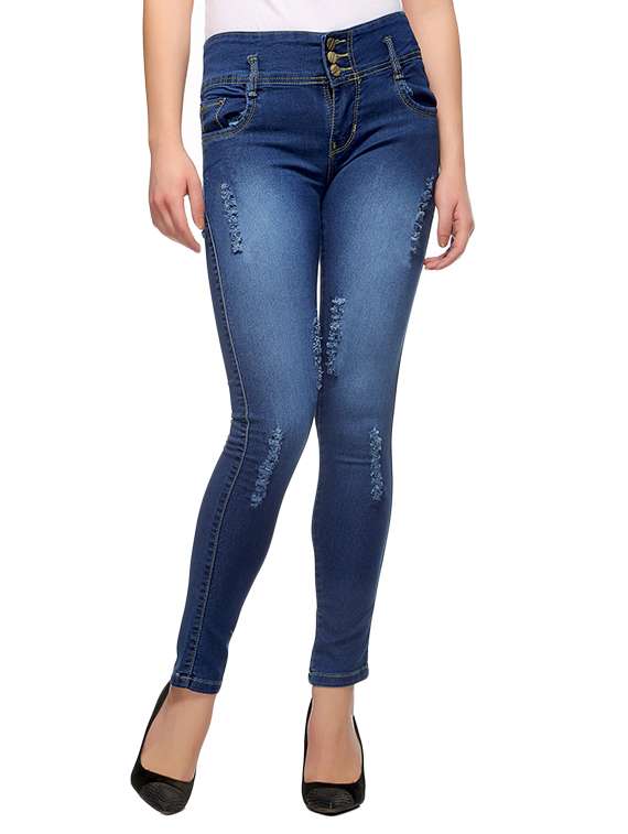 blue denim jeans