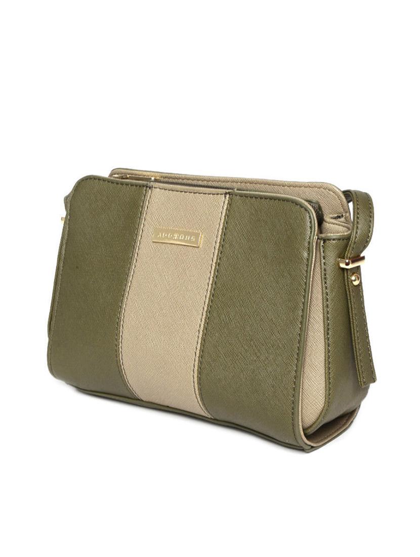 multi colored leatherette textured sling bag - 12393213 - Standard Image - 4