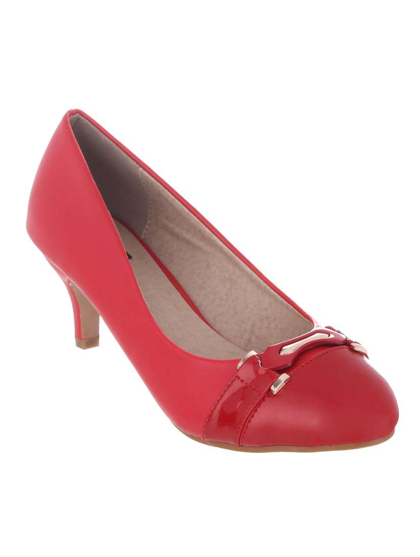 red synthetic pump