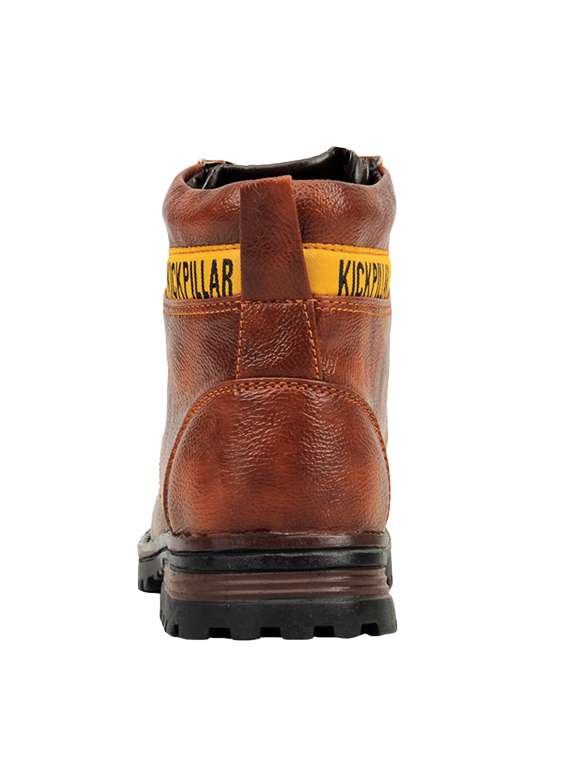 tan leatherette Low ankle boot - 12403009 -  Standard Image - 1