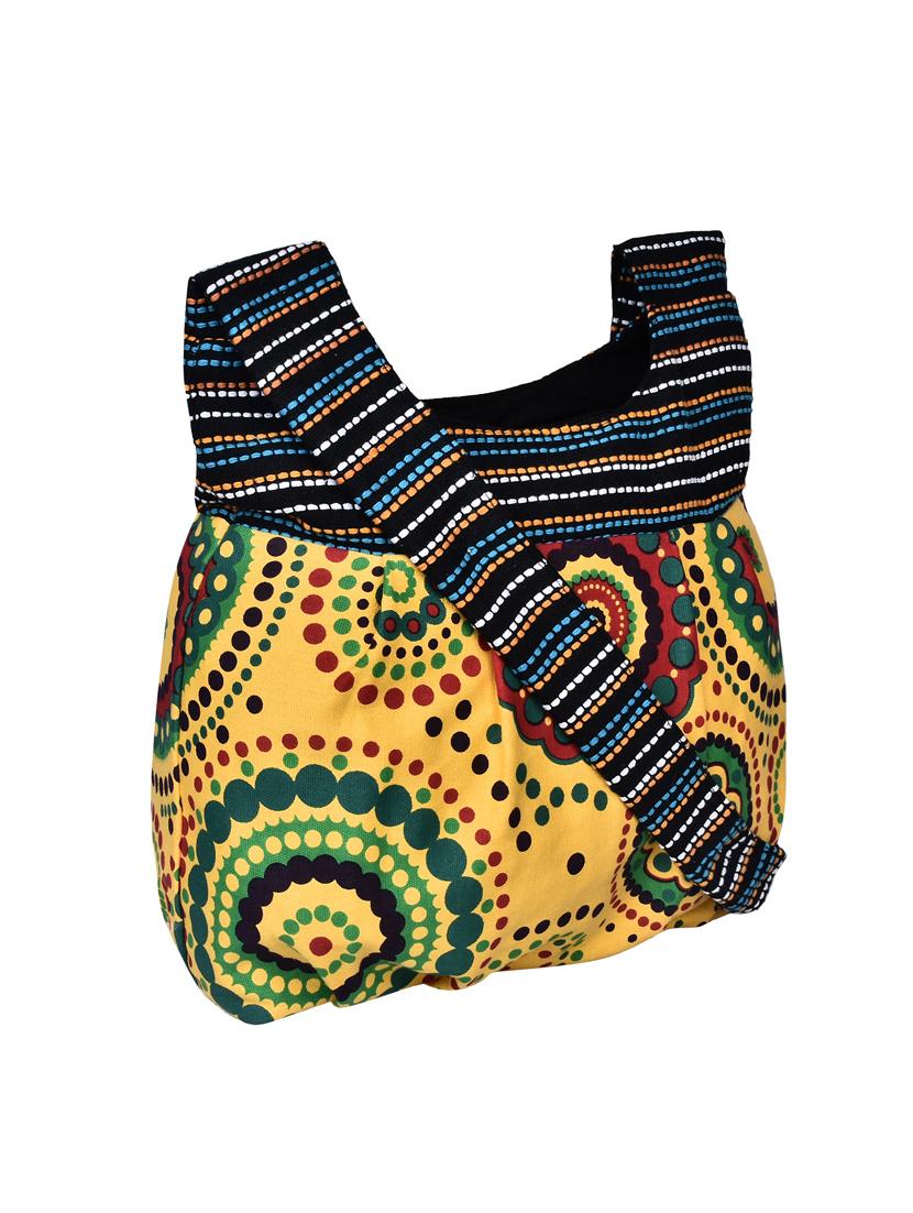 multi printed canvas sling bag - 12403126 - Standard Image - 4