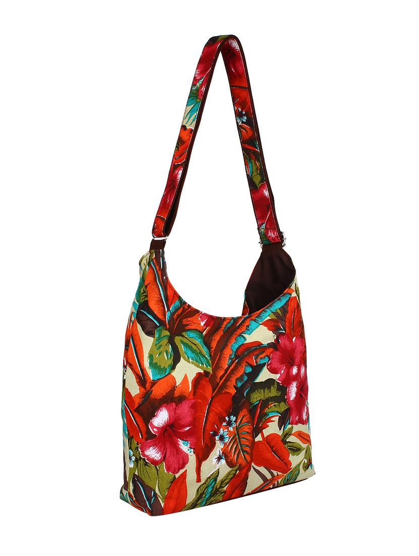 multi printed canvas sling bag - 12403584 - Standard Image - 4