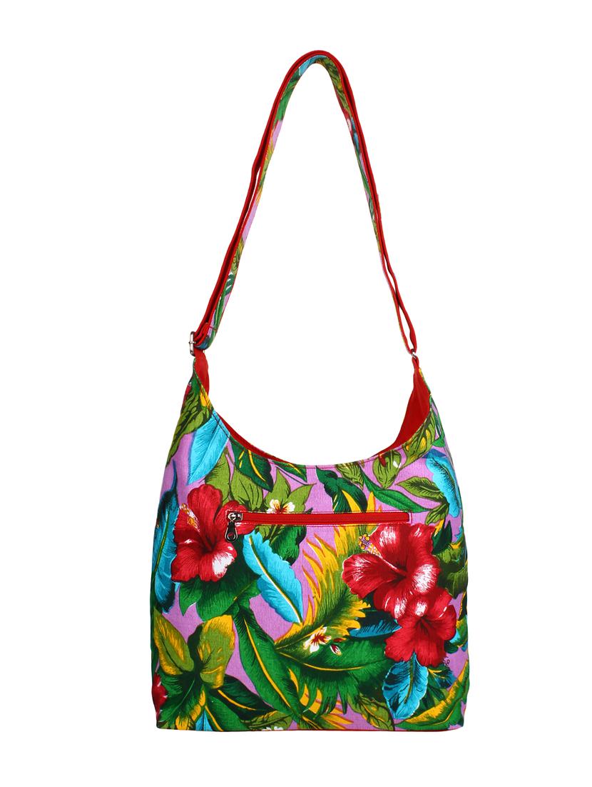 multi printed canvas sling bag - 12403586 -  Standard Image - 1