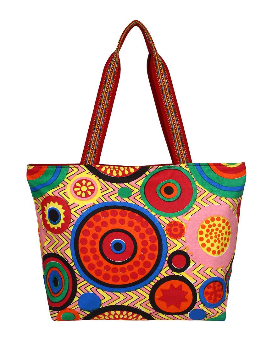 multi printed canvas tote - 12403589 -  Zoom Image - 0