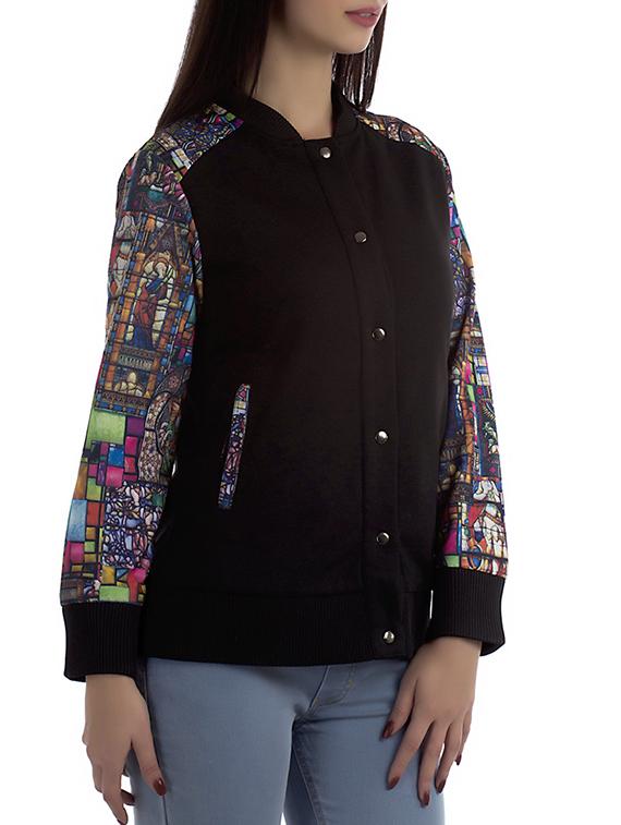 black fleece jacket - 12405995 -  Standard Image - 1