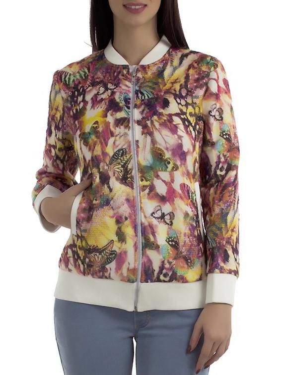 multi color fleece jacket - 12405997 - Zoom Image - 0
