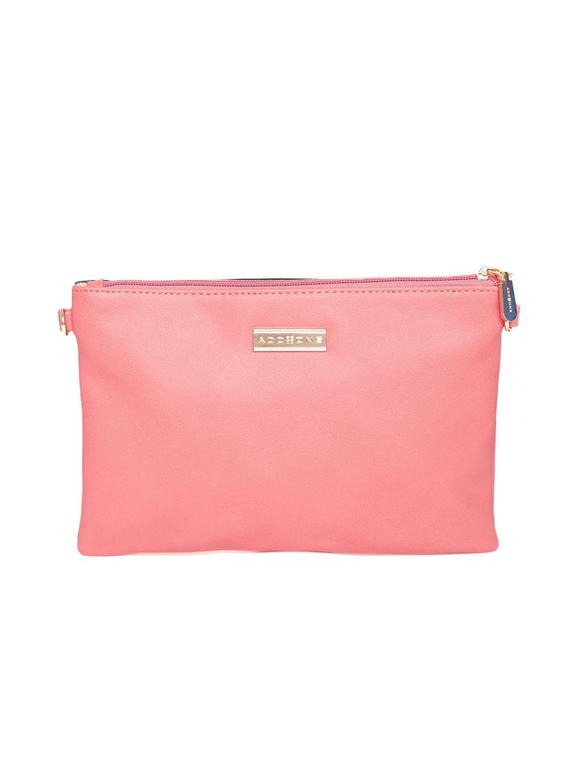 pink leatherette embellished sling bag - 12416267 -  Standard Image - 1