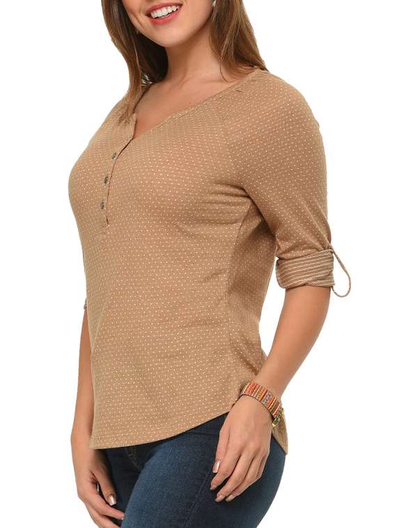 beige cotton top - 12420571 -  Standard Image - 1