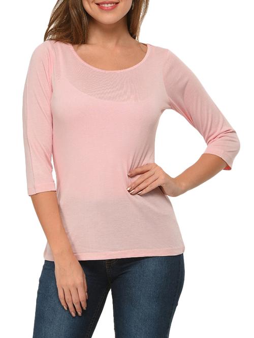 pink viscose regular top - 12421671 -  Standard Image - 0