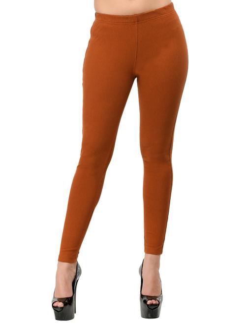 brown viscose jeggings - 12426130 - Standard Image - 0