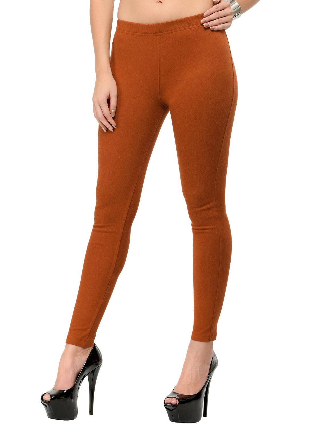 brown viscose jeggings - 12426130 - Standard Image - 1