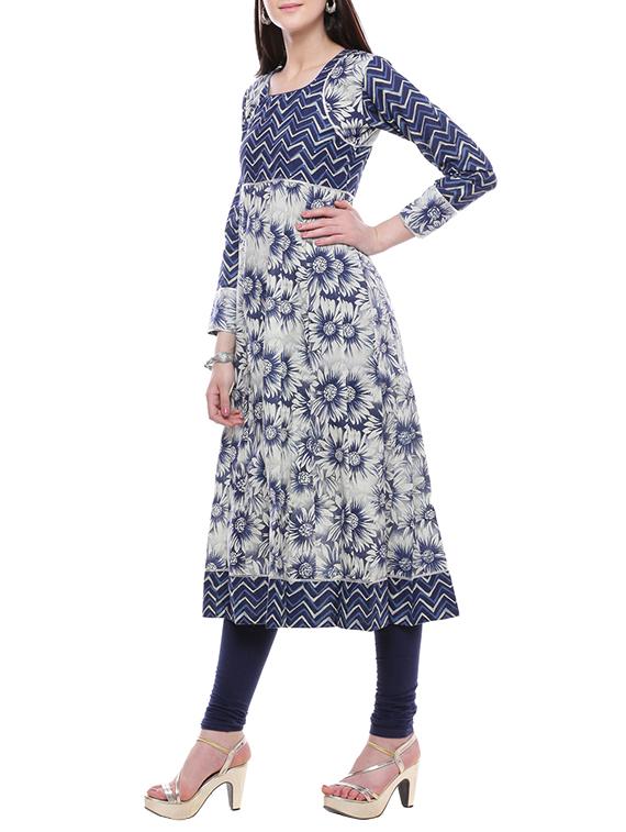 women's a-line kurta - 12426177 - Standard Image - 1