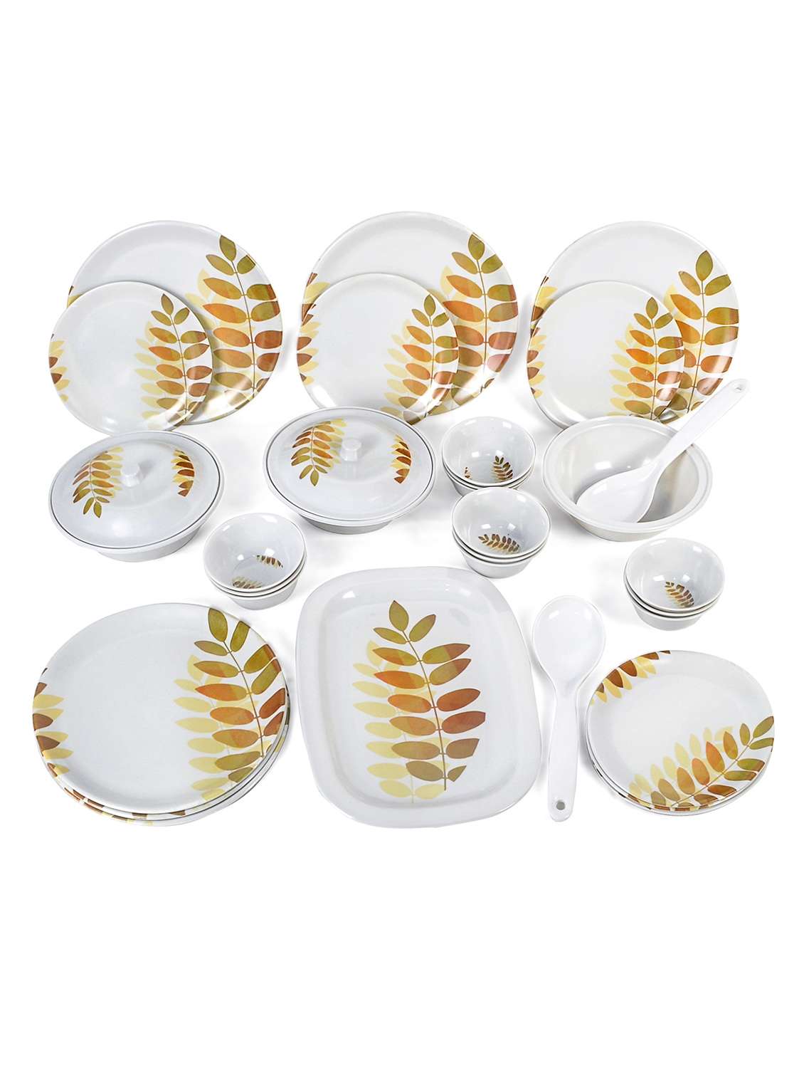 Set of 32 Melamine Dinner Set