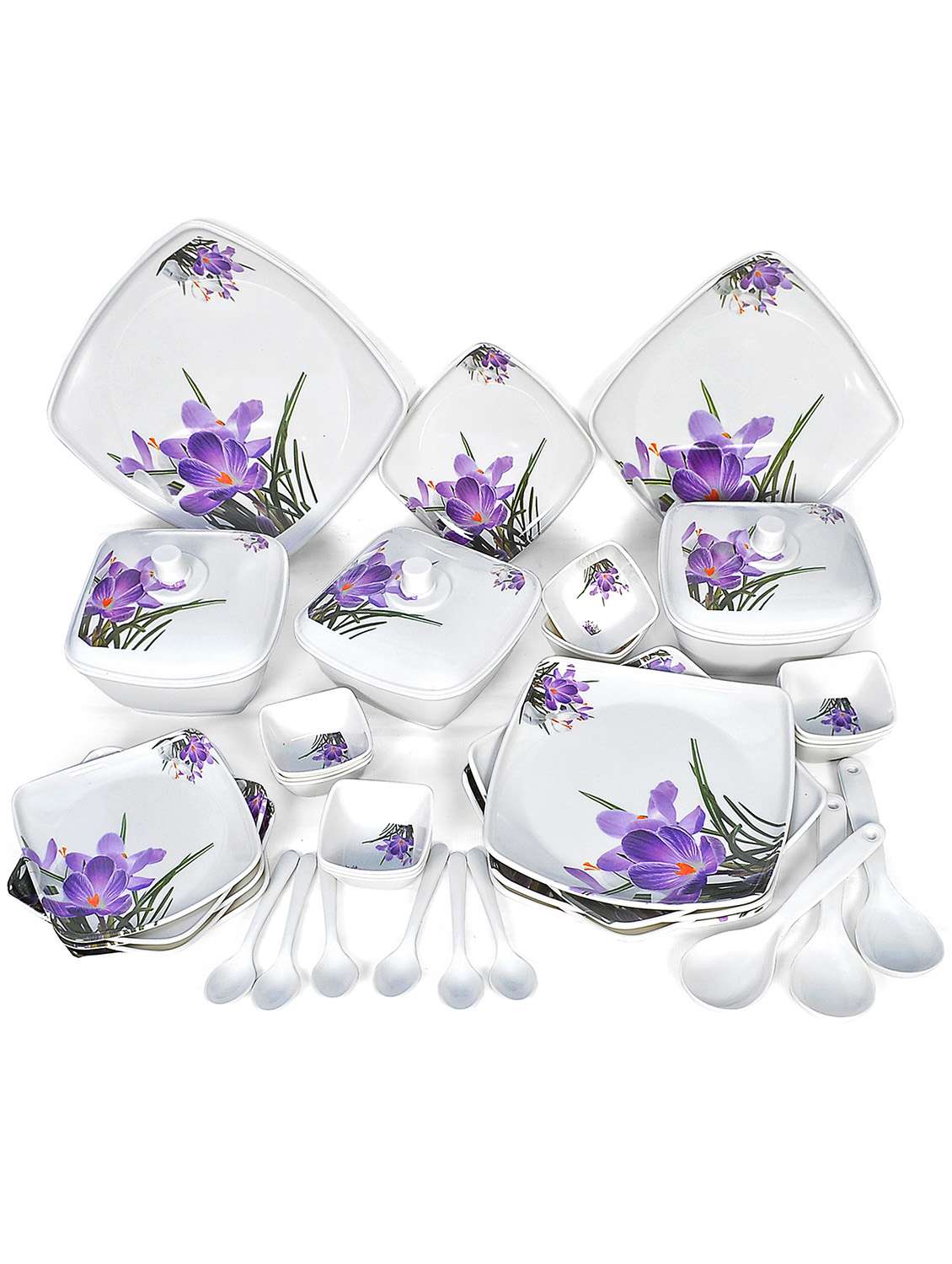 Set of 40  Melamine Dinner Set