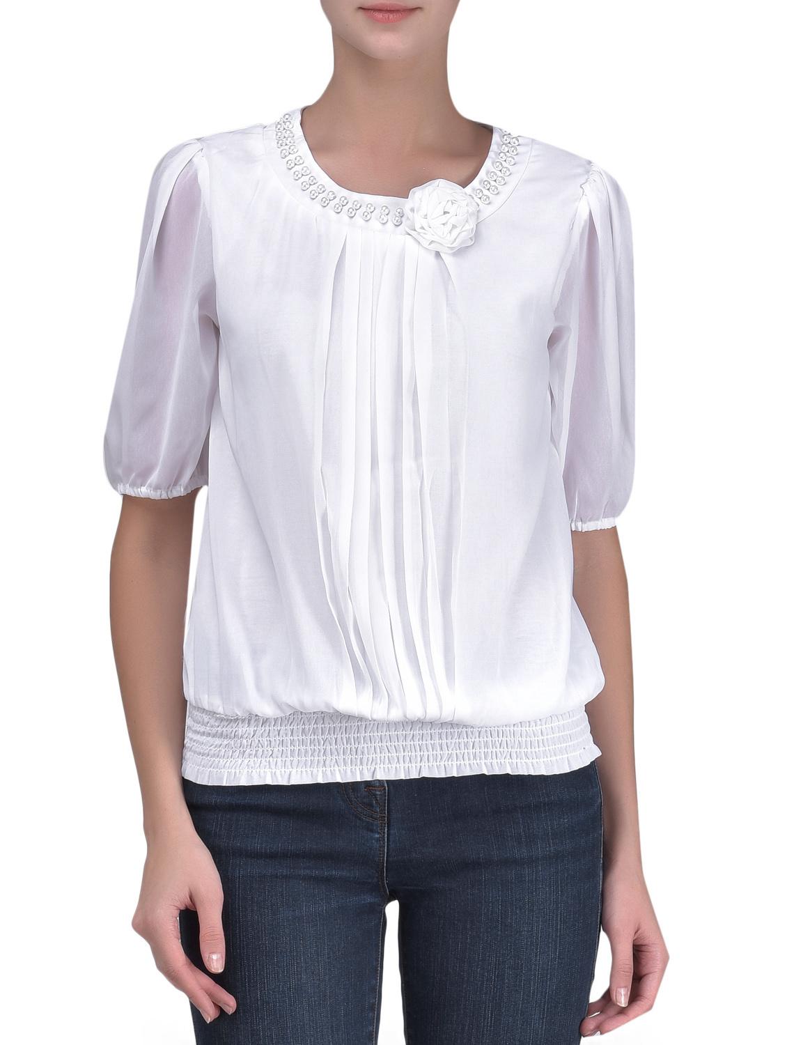 women's straight round neck top - 1244742 - Zoom Image - 0