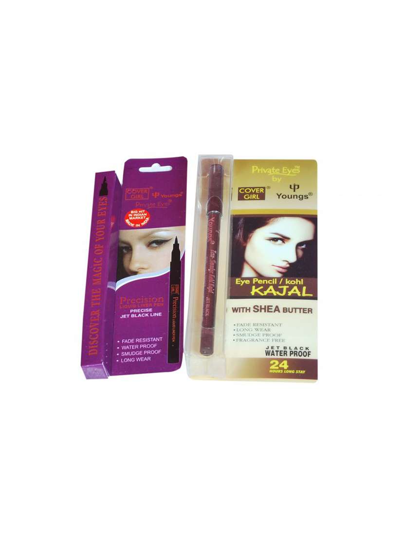 cover girl kohl & sketch kajal (set of 2)