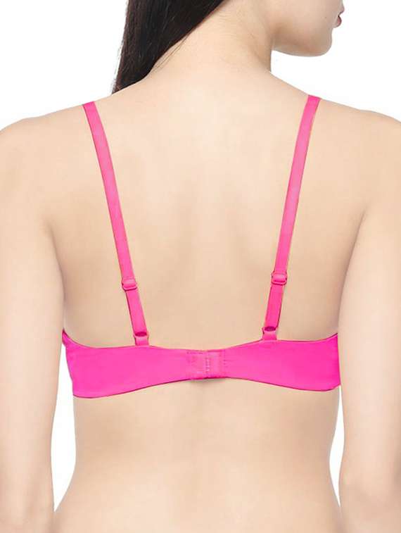 pink cotton bra - 12455888 -  Standard Image - 1