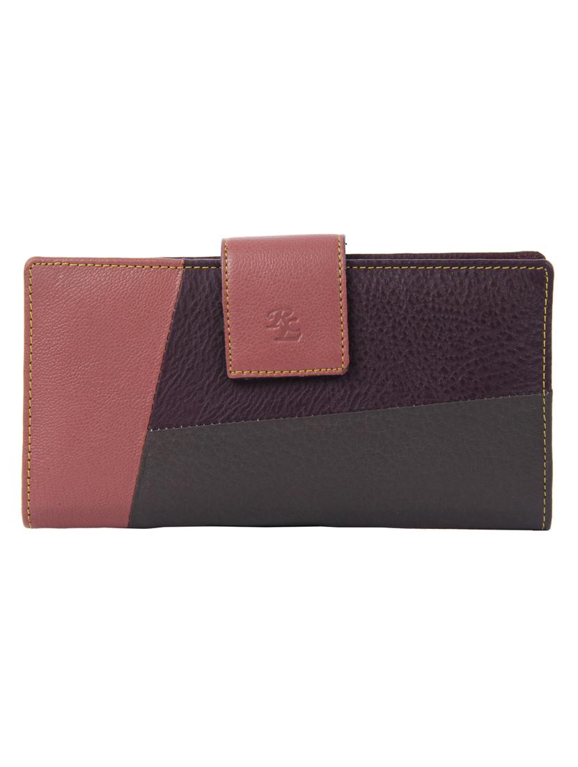 multi leather color block wallet - 12475100 - Zoom Image - 0
