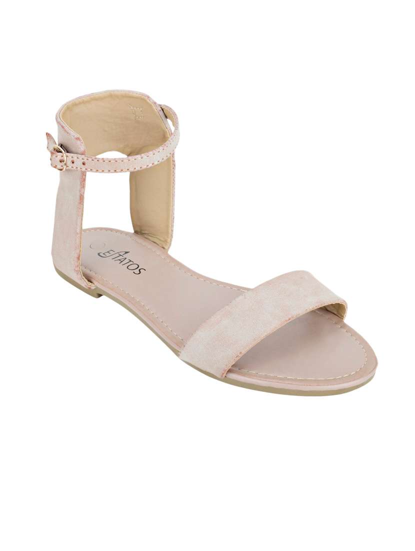 nude ankle strap sandal