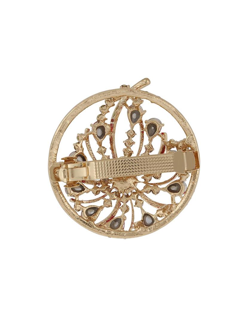 stone embellished hair clip - 12489874 - Standard Image - 1