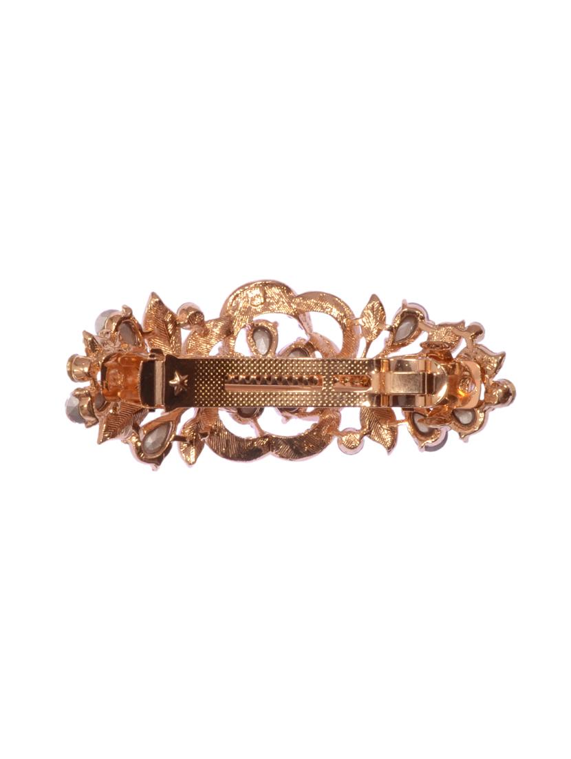 stone embellished hair clip - 12489942 - Standard Image - 1