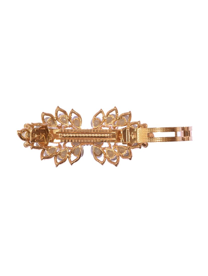 stone embellished hair clip - 12489945 -  Standard Image - 1