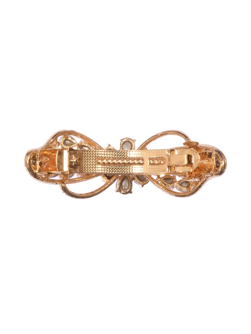 stone embellished hair clip - 12489949 - Standard Image - 1