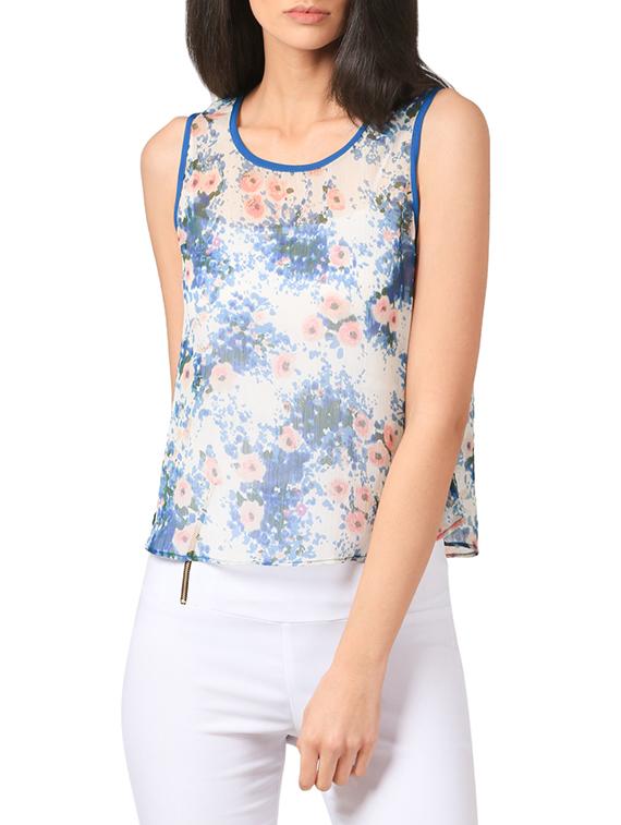 women's tank top shoulder strap top - 12527418 - Zoom Image - 0