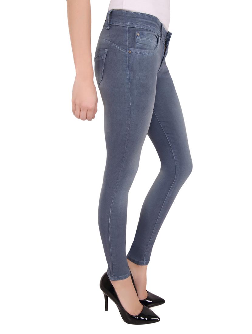 grey denim jeans - 12562061 - Standard Image - 1