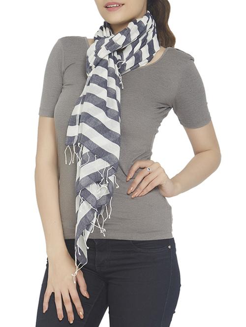 grey cotton scarf - 12575225 - Standard Image - 0