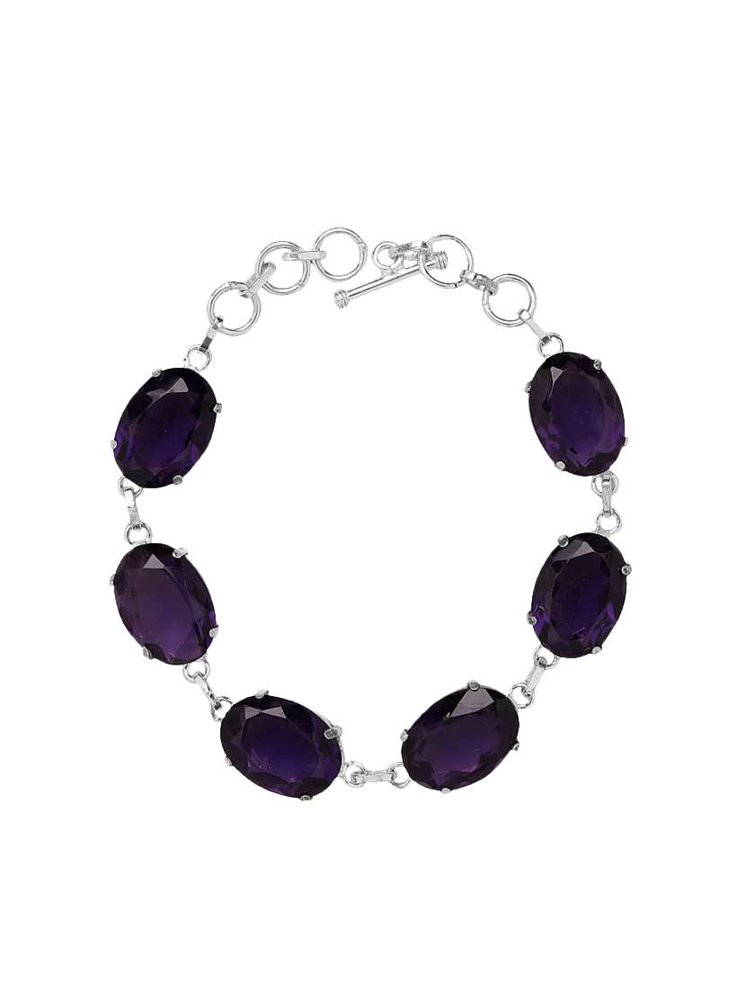 beige silver plated bracelet