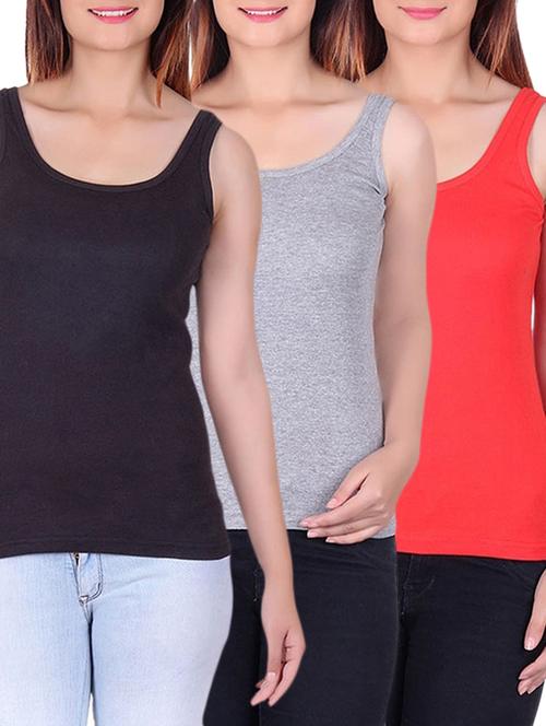 women's solid tank tee - 12580646 -  Standard Image - 0