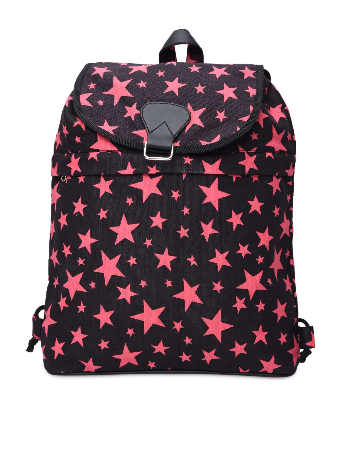 brown printed backpack