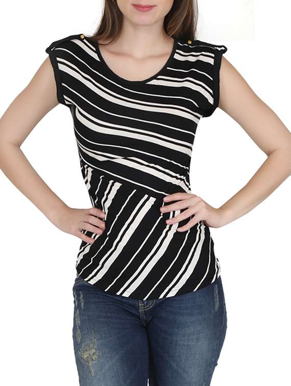 black viscose top