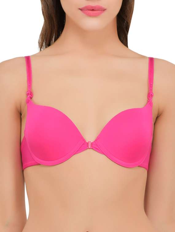 styled back front open  bra