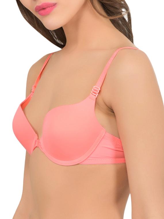 lightly padded front open bra - 12587011 - Standard Image - 1