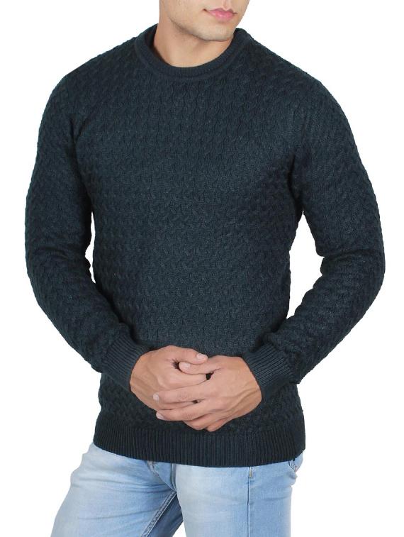 blue wool pullover - 12588149 - Standard Image - 1