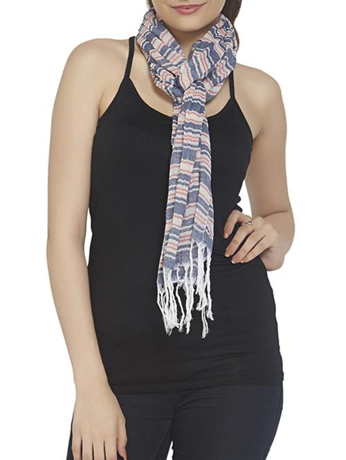 blue cotton scarf - 12589581 - Standard Image - 0