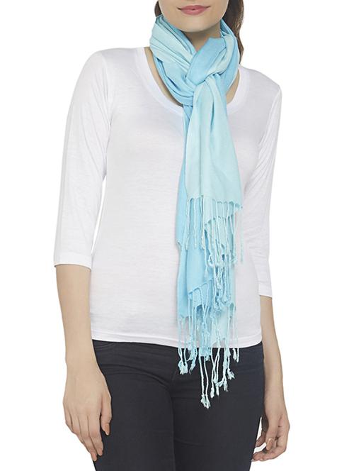 blue viscose scarf - 12589582 - Standard Image - 0