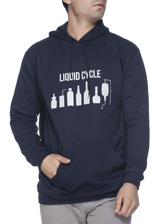 black fleece quirky sweatshirt