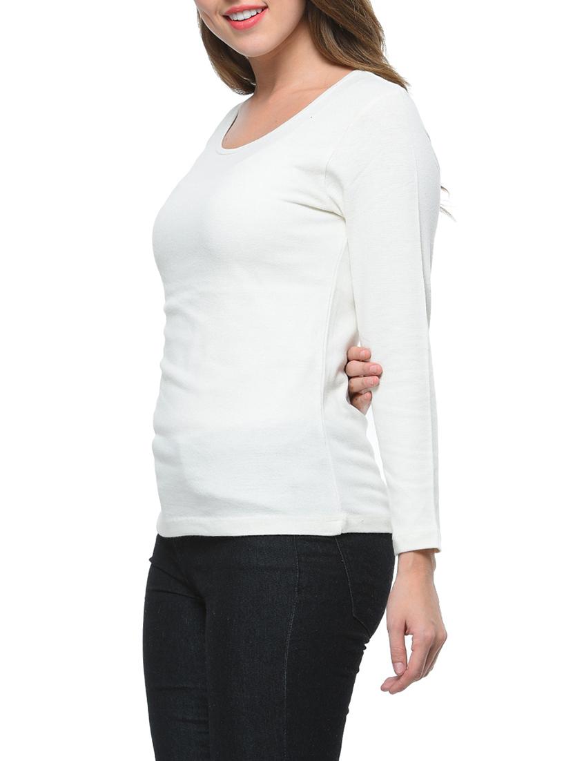 white cotton tee - 12593676 - Standard Image - 1