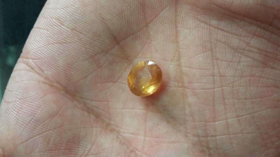 pukhraj natural yellow sapphire