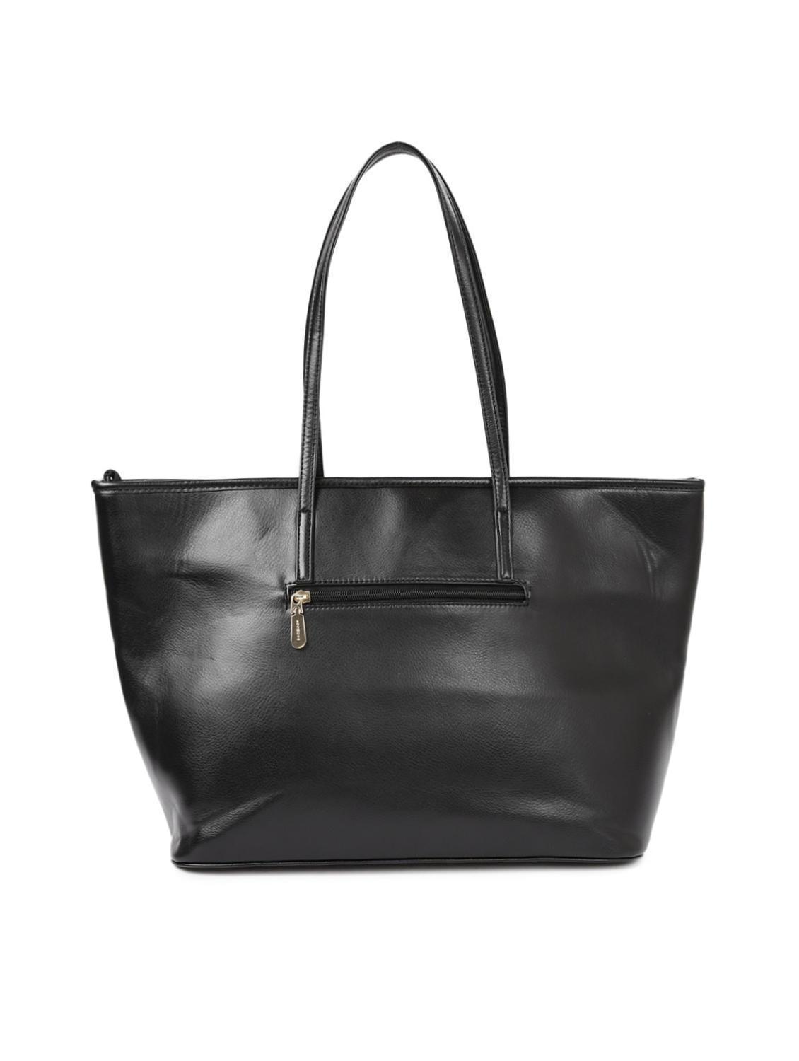 black leatherette handbag - 12775841 - Standard Image - 1