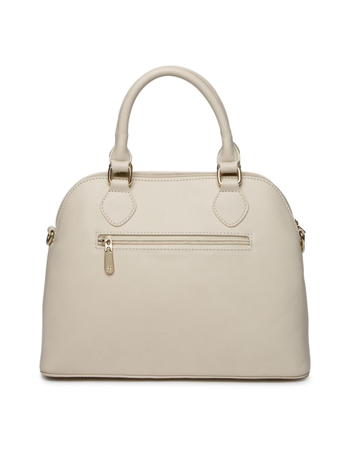 white leatherette handbag - 12775846 - Standard Image - 1