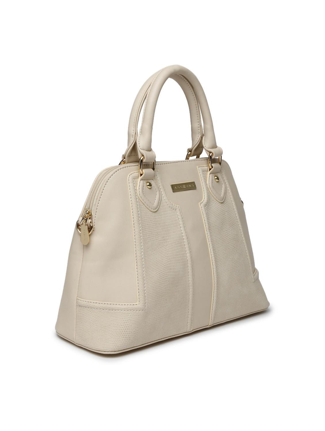 white leatherette handbag - 12775846 - Standard Image - 4