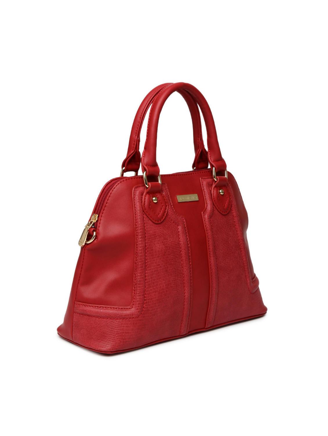 red leatherette handbag with sling - 12775847 - Standard Image - 4