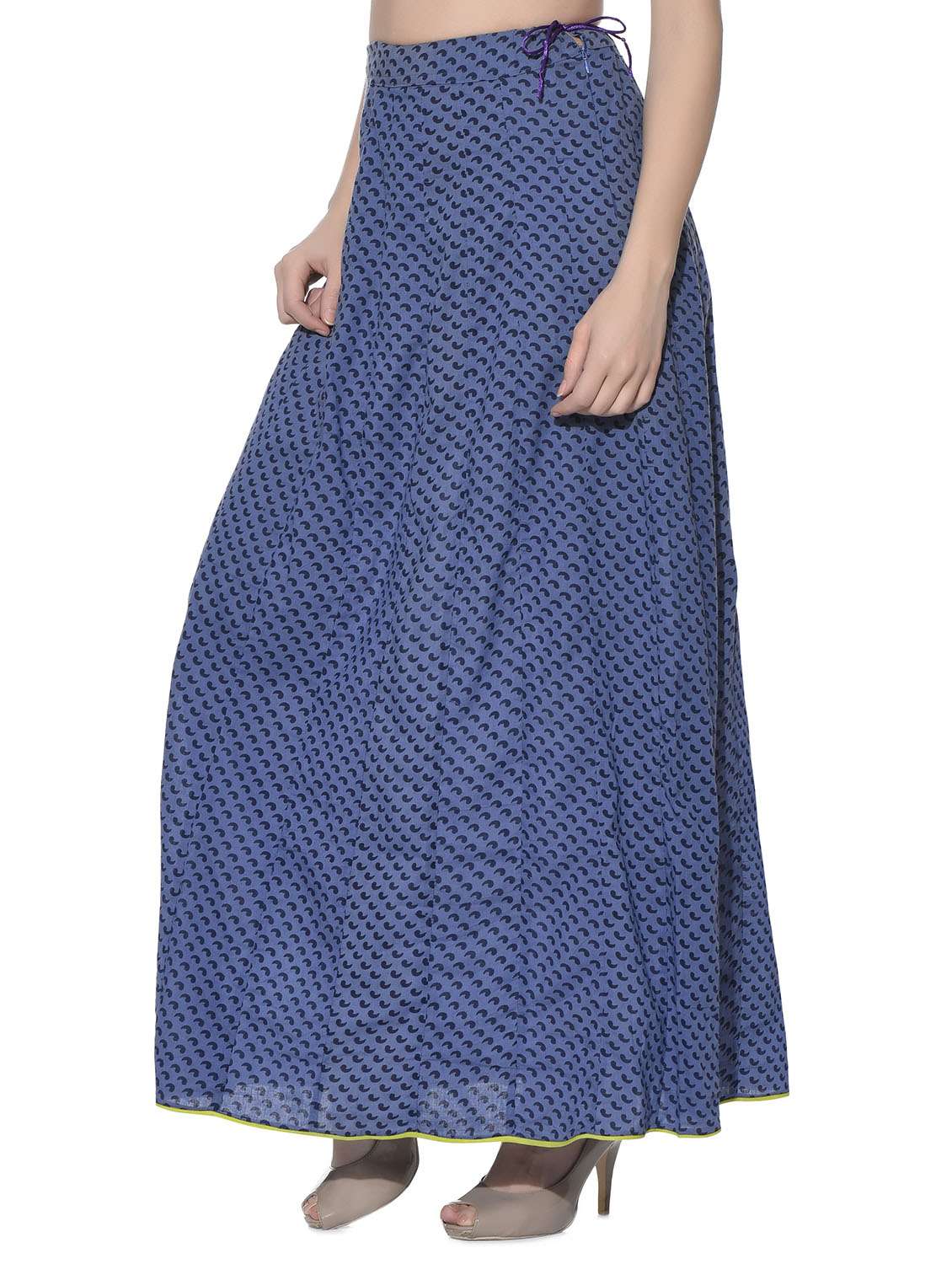 blue cotton skirt - 12779111 -  Standard Image - 1