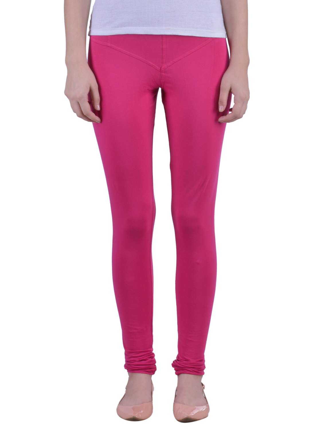 pink cotton leggings